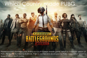 Which Country made PUBG